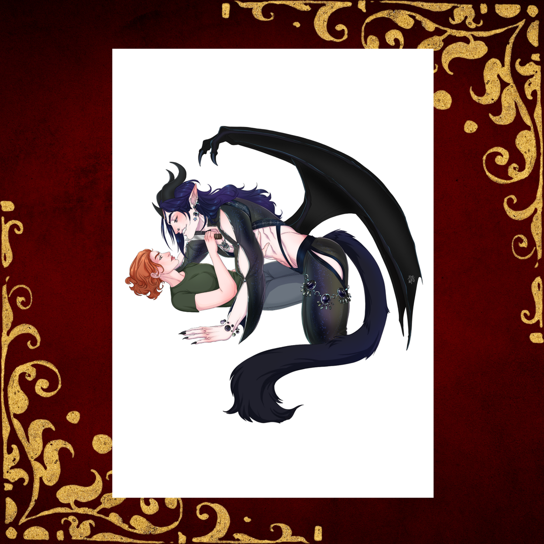 Pelleas & Cedar couple art